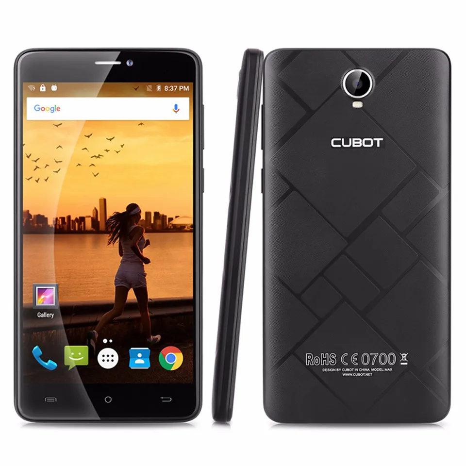 Original Cubot Max 3G RAM 32G ROM Android 6.0 MTK6753 Mobile Phone 1.3GHz Octa Core Inch IPS HD Screen 4G LTE Smartphone | Мобильные