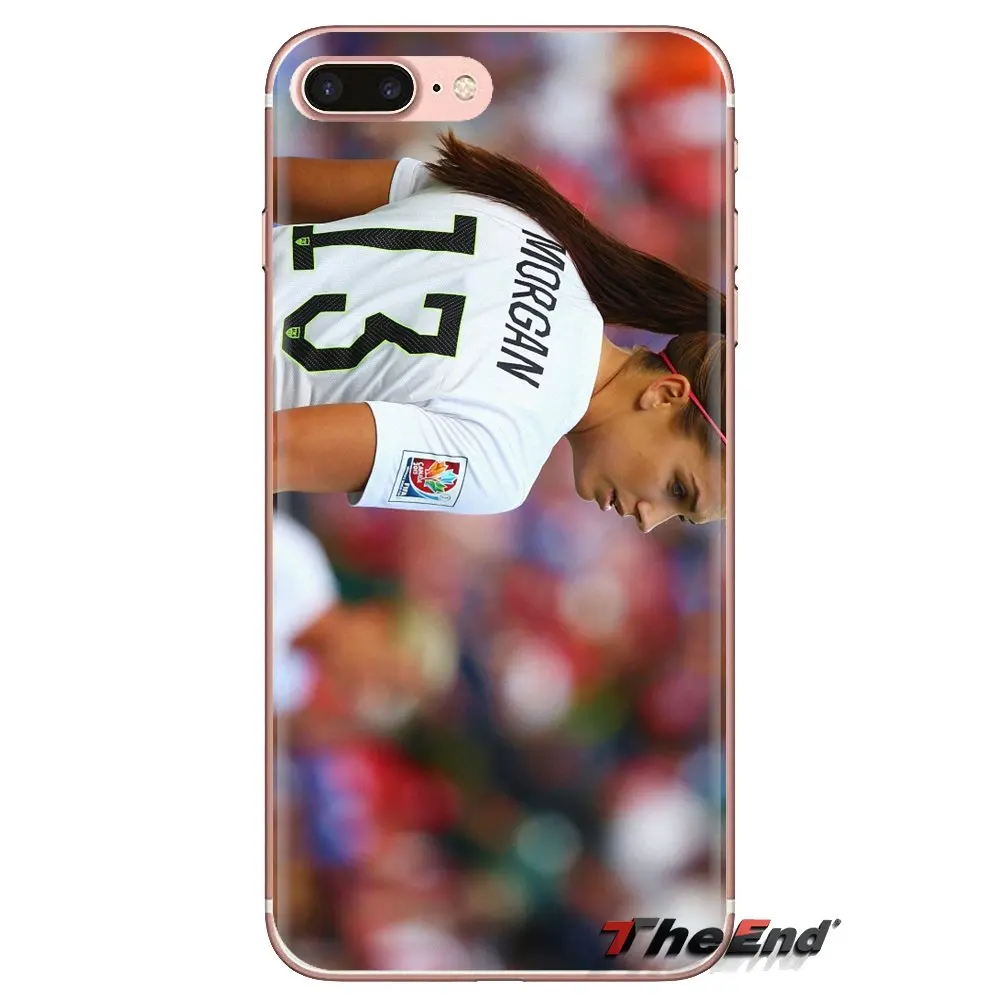 Для iPod Touch Apple iPhone 4 4S 5 5S SE 5C 6 6S 7 8 X XR XS Plus MAX TPU прозрачный чехол для кожи Алекс Морган