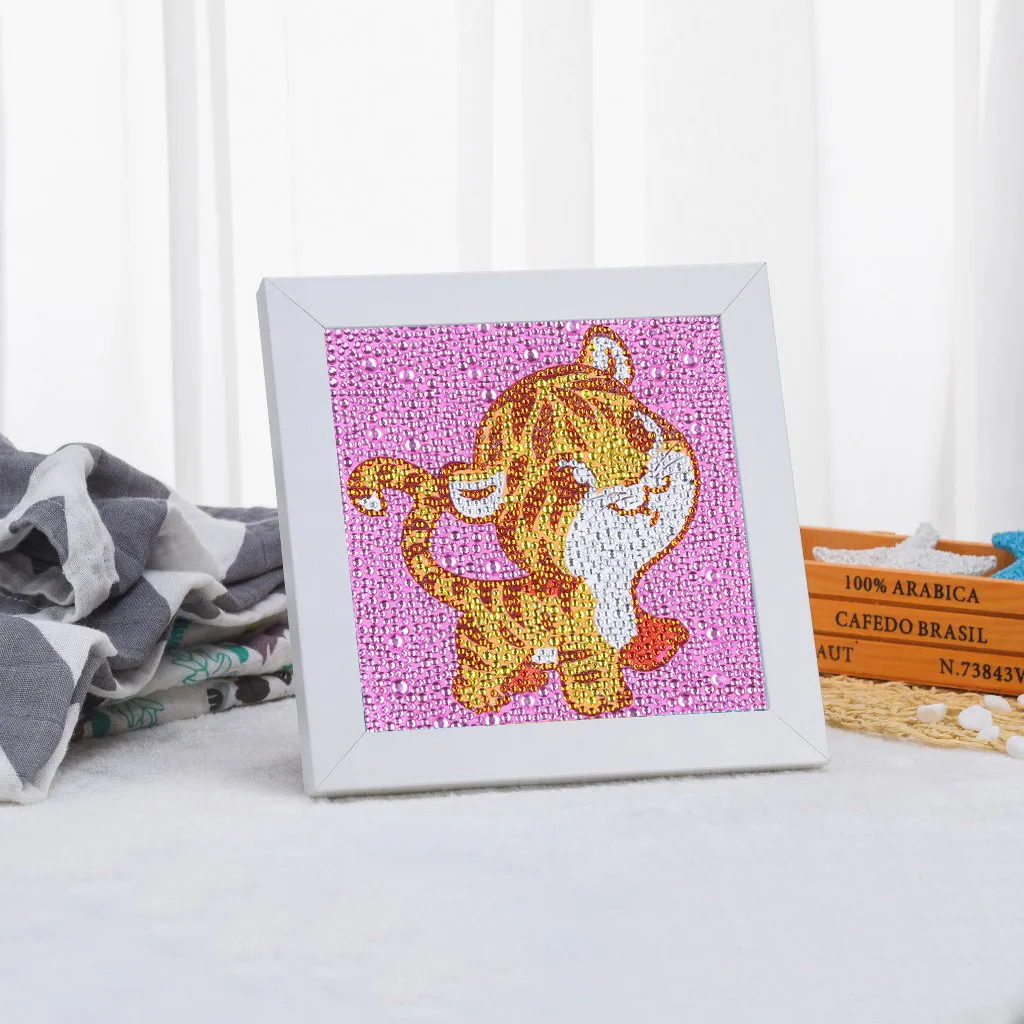 Простой DIY Полный алмаз мультфильм картина специальная Алмазная форма горный