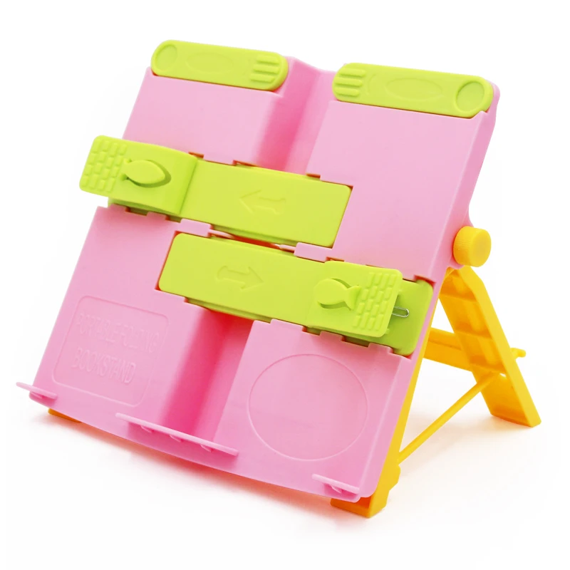 Портативный складной книжный стенд Регулировка градусов вентиляционная книжная