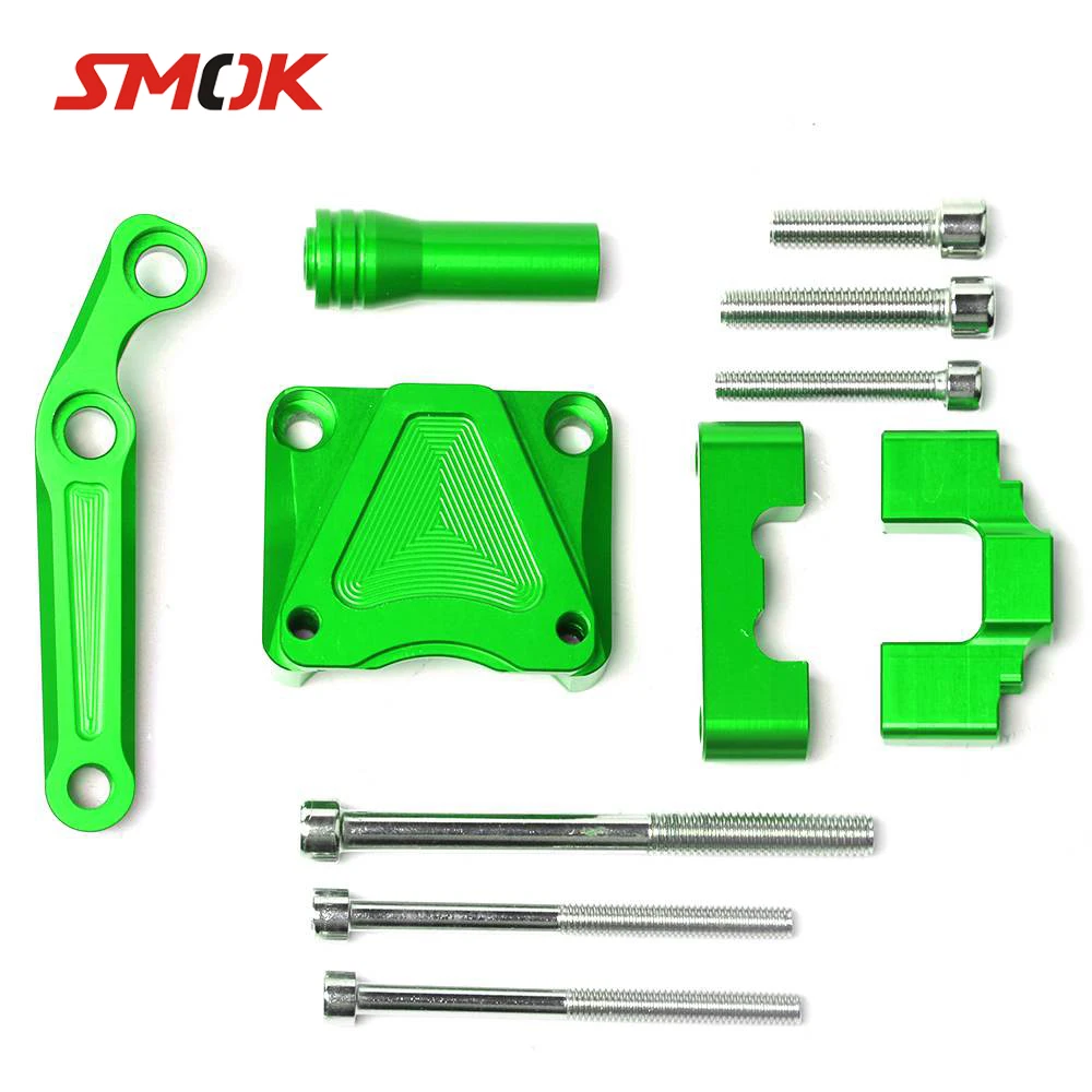 SMOK для Kawasaki Ninja 300 2013 2016 аксессуары мотоциклов CNC алюминиевый сплав рулевой