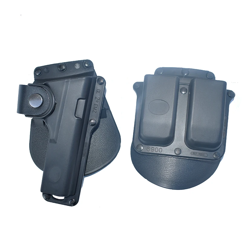 Тактическая кобура для пистолета подходит Glock 17/22/23 W/кожаный ремешок удержания с
