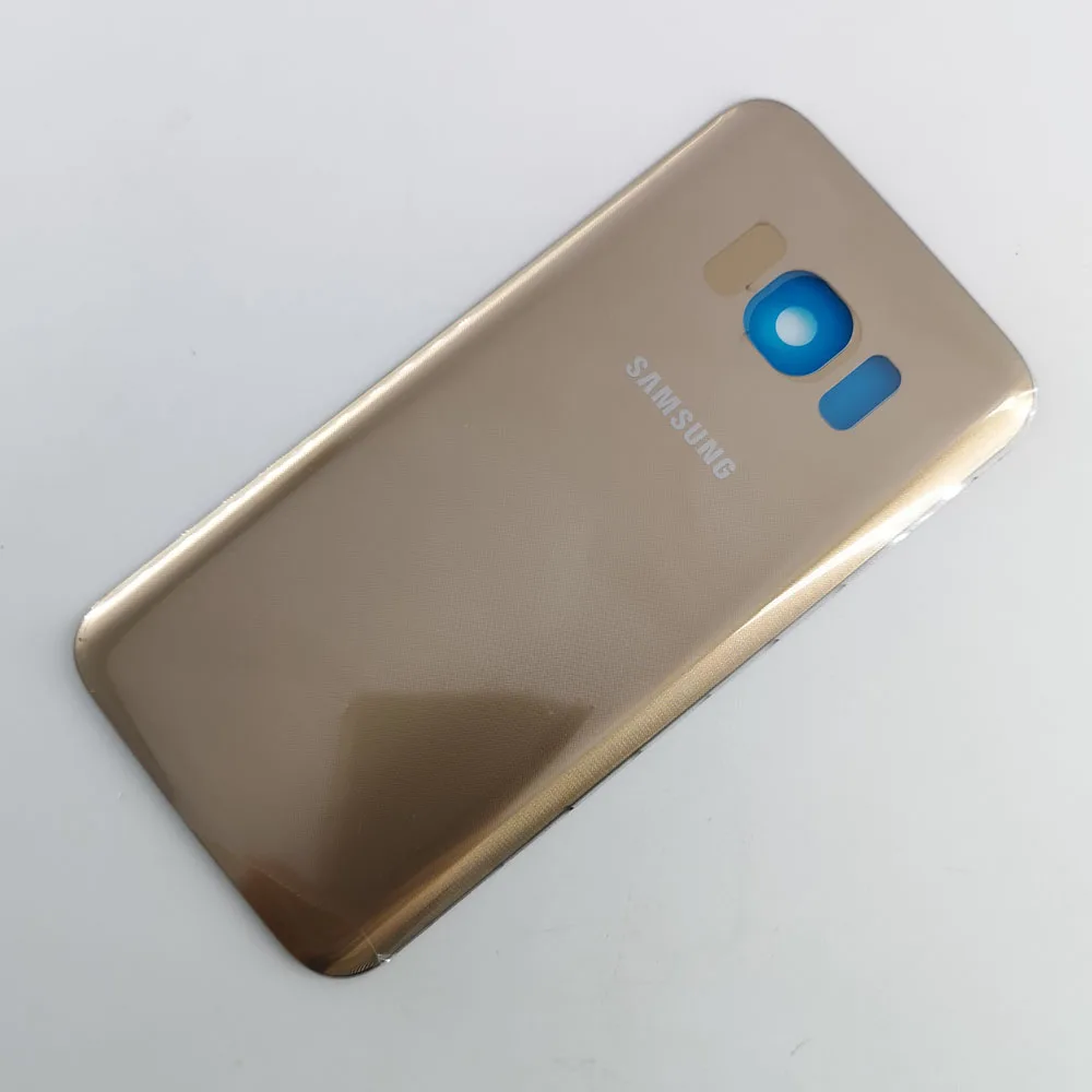 Для SAMSUNG Galaxy S7 G930F G9300 задняя Батарея крышка Дверь задняя 3D Стекло Корпус чехол на замену+ Защитная пленка Стикеры