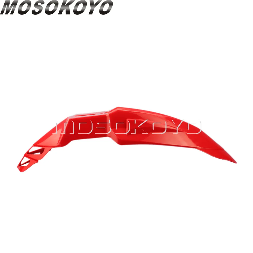 Переднее крыло Supermoto красные прочные защитные крылья Motrad для Honda CRF CR 125 150 450R 450X
