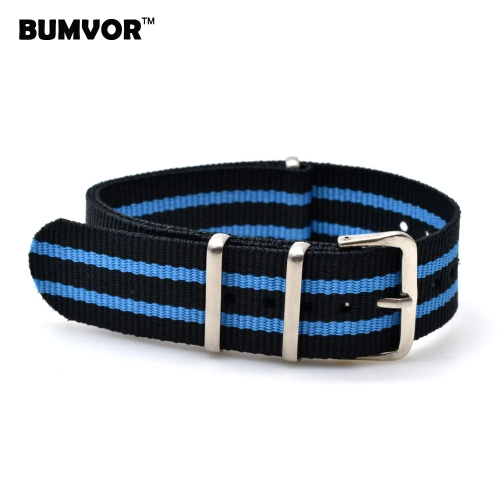 20 мм многоцветные черные синие армейские спортивные нейлоновые Ремешки для наручных часов мм|nylon watchband|wristwatch