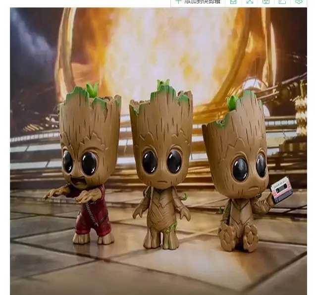 Новая горячая продажа стражи галактики 2 groot модель Фигурка ПВХ Игрушки для