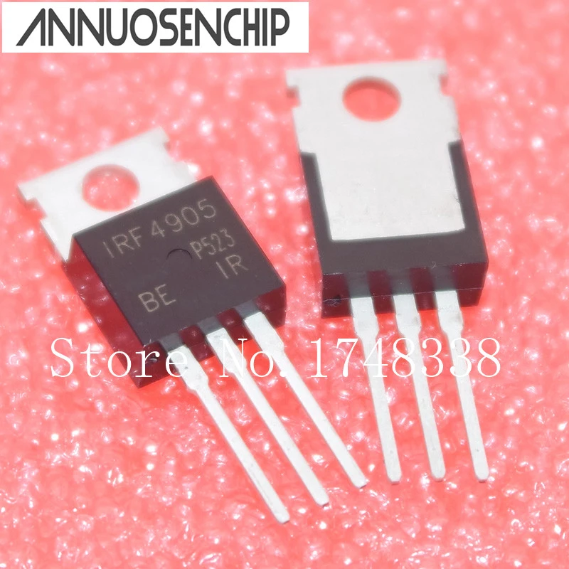 100 шт. новые и оригинальные модели IRF4905 MOSFET 55 в 74A TO-220 IRF4905PBF | Строительство ремонт