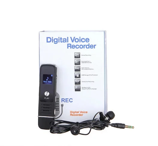 8 ГБ Цифровой диктофон ручка USB флэш-драйвер мини MP3 плеер Диктофон аудио рекордер