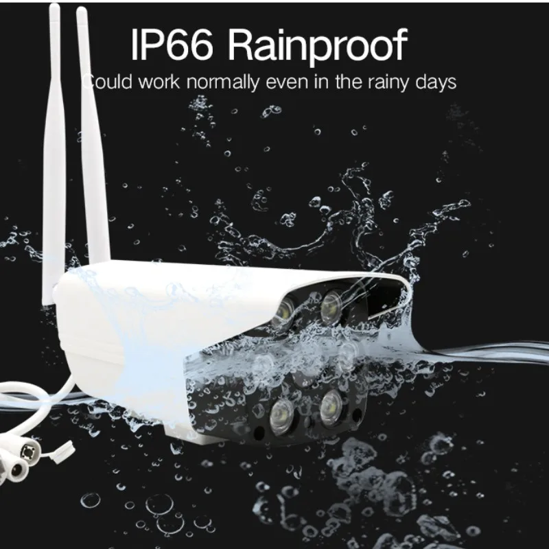 Ip камера A7 с двумя световыми пулями полноцветная ночного видения Wifi CCTV 1080P HD