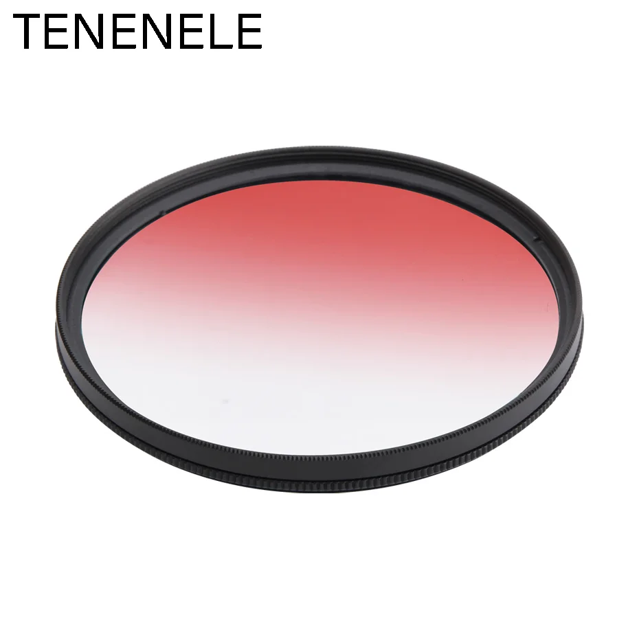 TENENELE Универсальный градиентный цветной фильтр 46 мм 49 мм 52 мм 55 мм 58 мм 62 мм 72 мм 77 мм Фильтры для камеры sony Nikon Canon DSLR