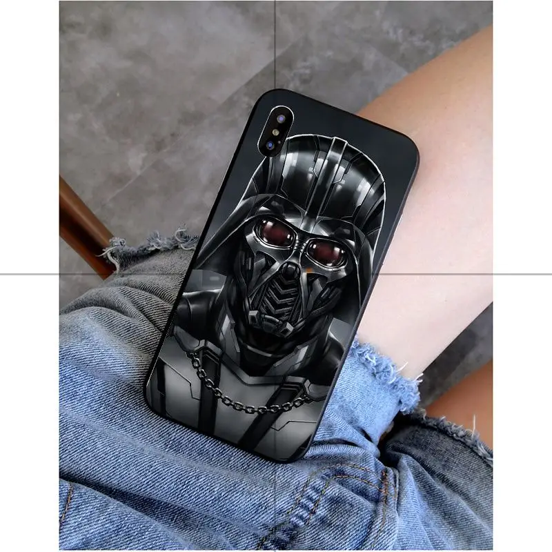 A6 Babaite Darth vader star wars умный чехол черный мягкий чехол для iPhone X XS MAX 6 6s 7 7 plus 8 8 Plus 5 5S SE XR - Цвет: A6