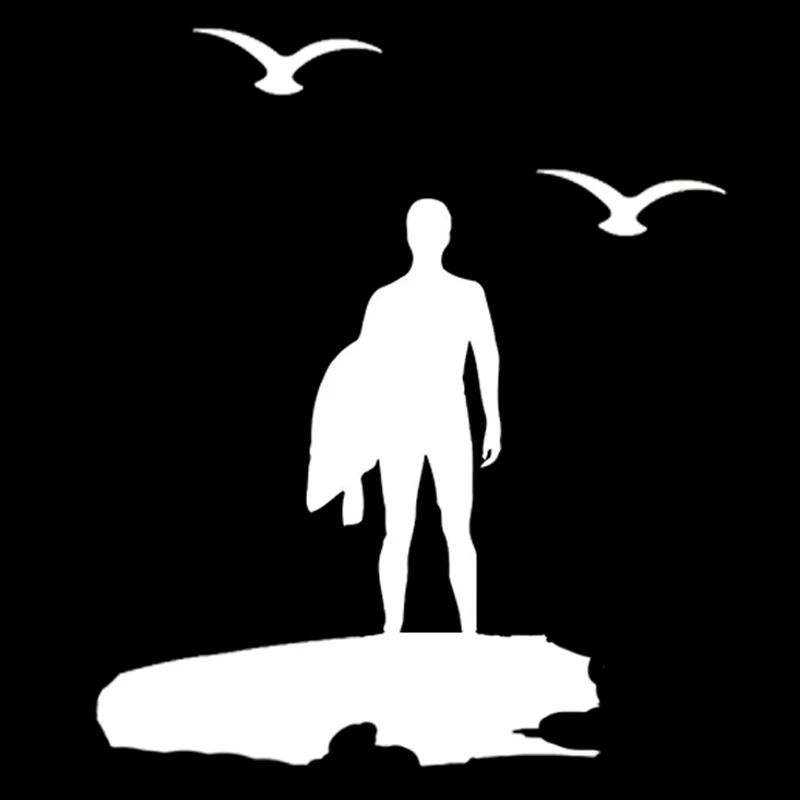 11.8CM*13.8CM Fashion Beach Surfboards Extreme Fitness Sports Vinyl Car Sticker Decoration | Автомобили и мотоциклы