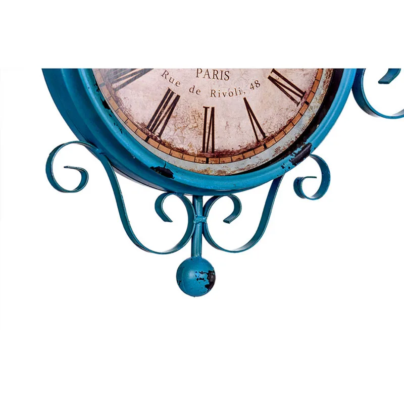 Двухсторонние настенные часы кованые цифровые Relogio De Parede Horloge Murale Saat Klok|de pared|side wall