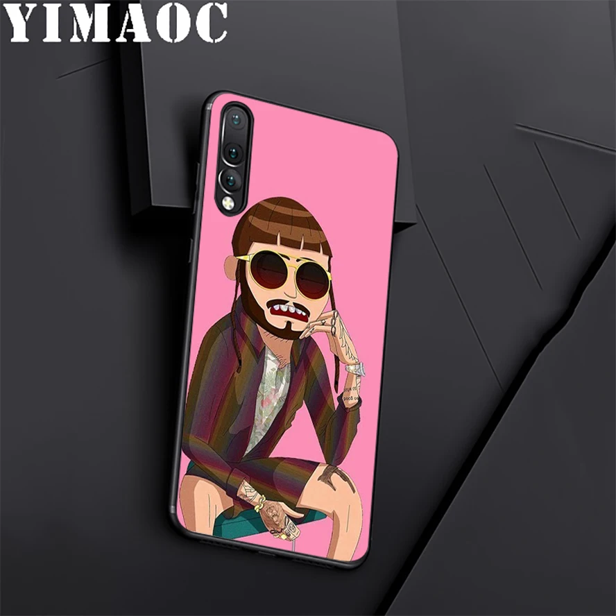Мягкий силиконовый чехол YIMAOC Post Malone для huawei Honor mate 10 P20 P10 P9 P8 P Smart Y6 6A 7A 7X 7C Lite Pro 2017 2018