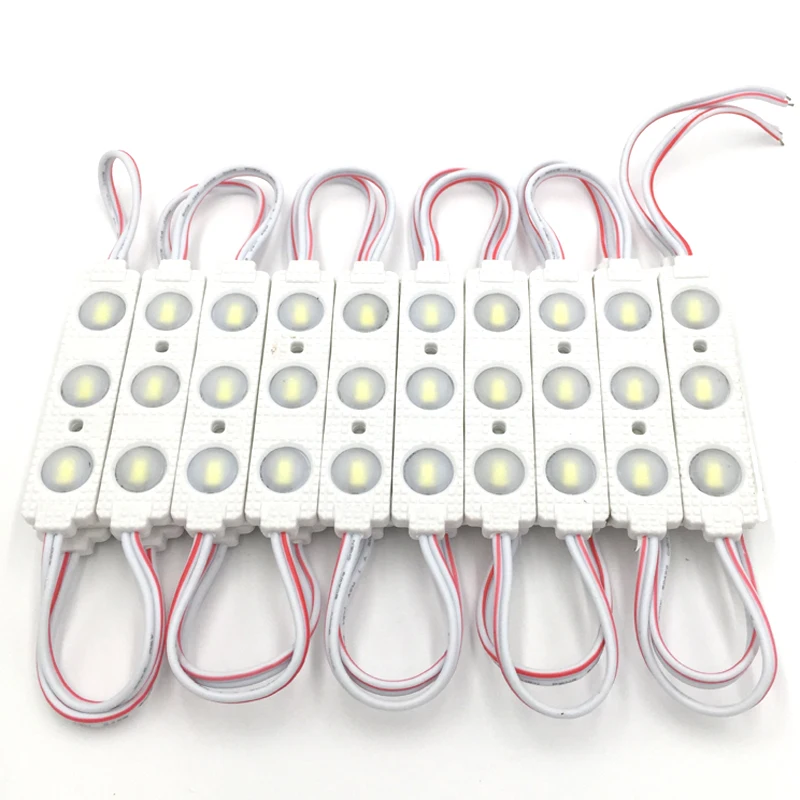 50 шт./лот 5730 налобный фонарь на 3 светодиодах впрыска светодиодный модуль