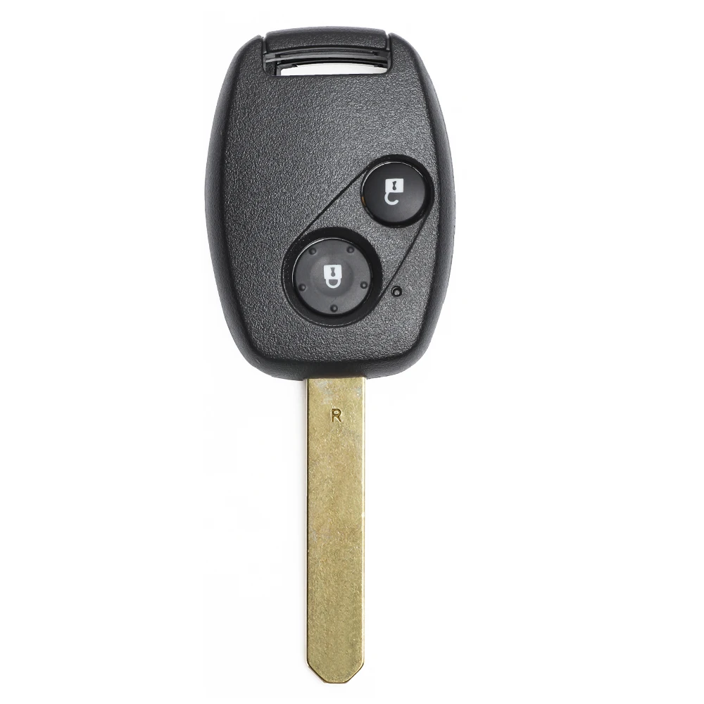 Keyecu 2 кнопки дистанционного ключа Fob 433 МГц ID48/ID8E чип-ключ для автомобиля для Honda Jazz Civic HRV FRV поток CR-V 2002 2003 2004 2005 евро