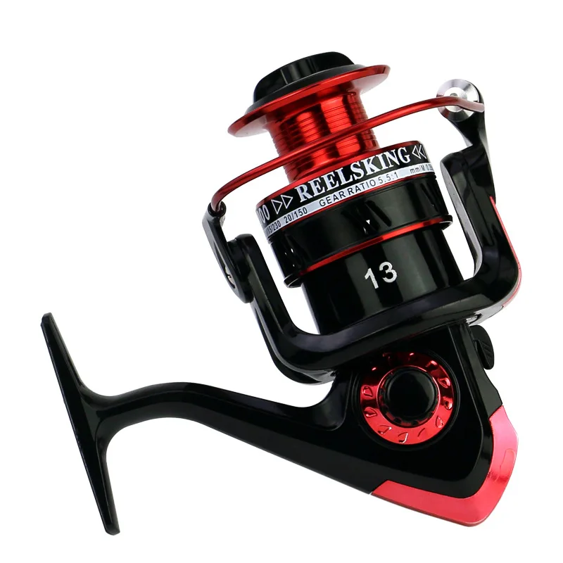Reelsking Новинка VX2500 3000 4000 5000 7000 спиннинговая катушка 55: 1 Рыболовная 9 кг