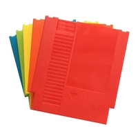 10pcs a lot replacement 72 pins game cartridge card plastic shell cover housing case with 3 screws for nes cartridge card