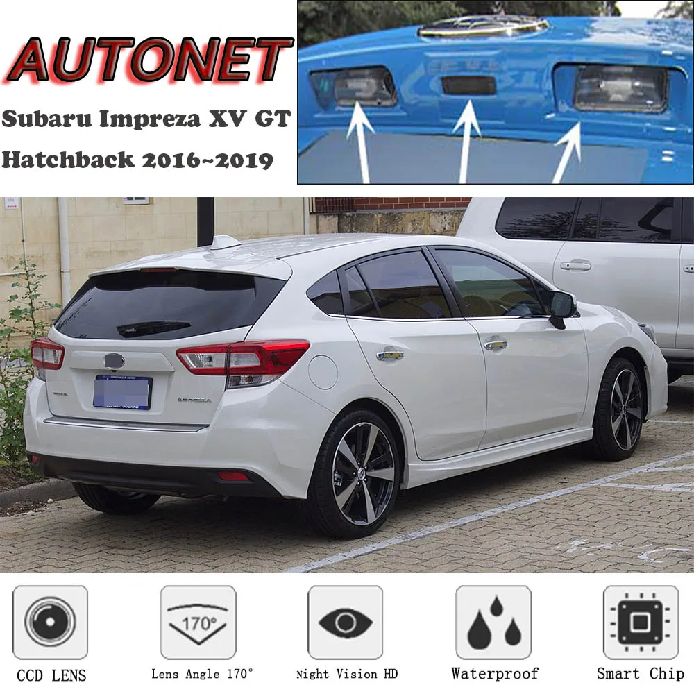 Камера заднего вида AUTONET для Subaru Impreza XV GT хэтчбек 2016 2017 2018 2019 камера номерного