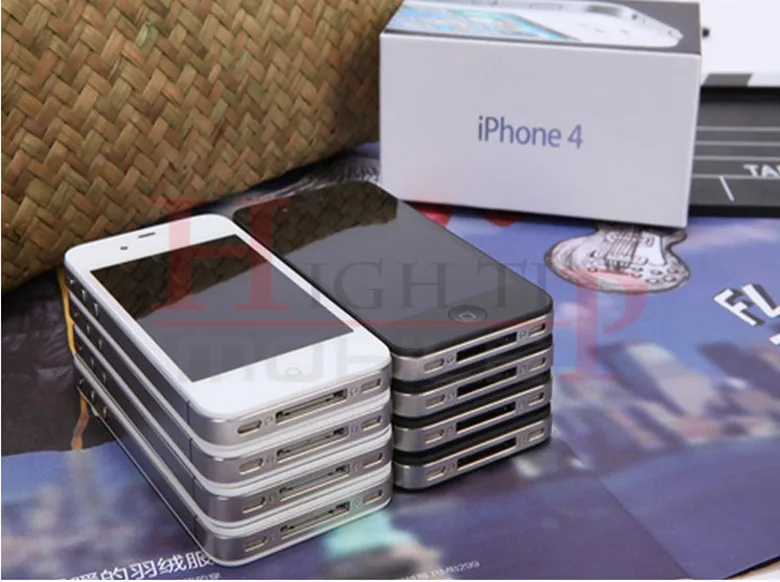 Бесплатный подарок! Apple iphone 4G 8 GB/16 GB/32 GB заводской разблокированный сотовый телефон 3,5 дюймов GPS WIFI 5MP 1 год гарантии