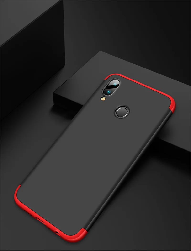 360 Степень защиты чехол для huawei Y9 Наслаждайтесь 9 Plus Роскошный Жесткий Силиконовый чехол на заднюю часть, каркас для huawei Y9 на 6," Корпус