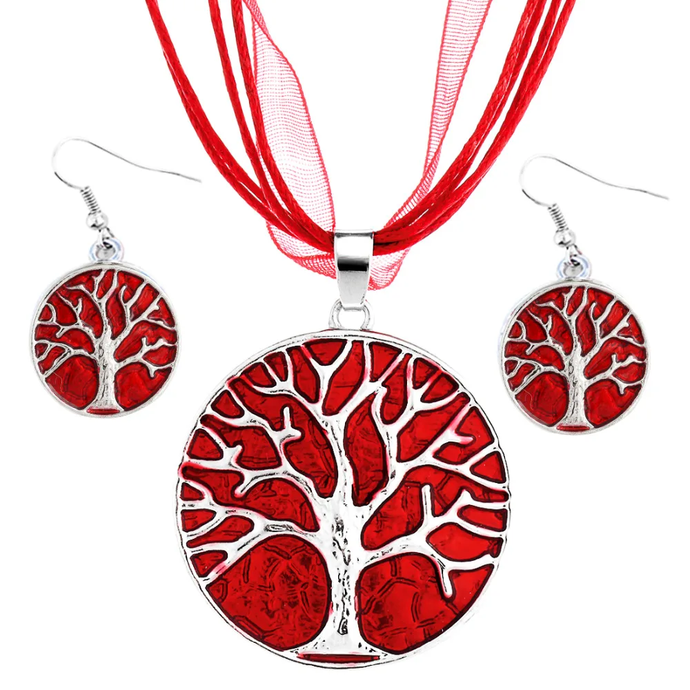 Комплект из колье и серёг с круглой подвеской|costume jewelry set|necklace earring setjewelry sets |
