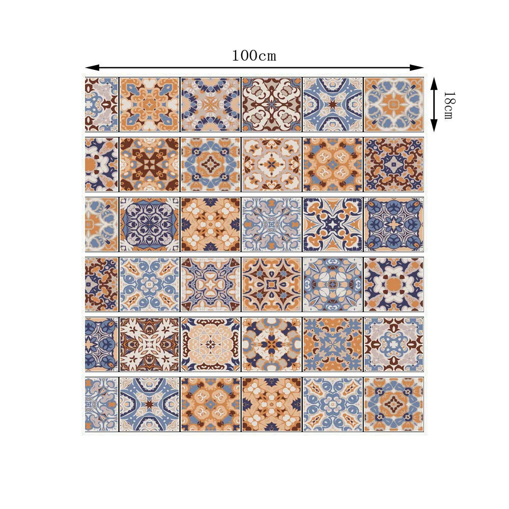 Набор стикеров для лестницы классический дизайн съемные водонепроницаемые