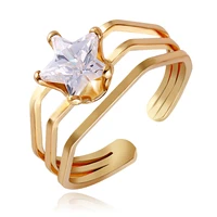 miara l hot sale boutique personality openwork geometric ring female fashion jewelry for ladies