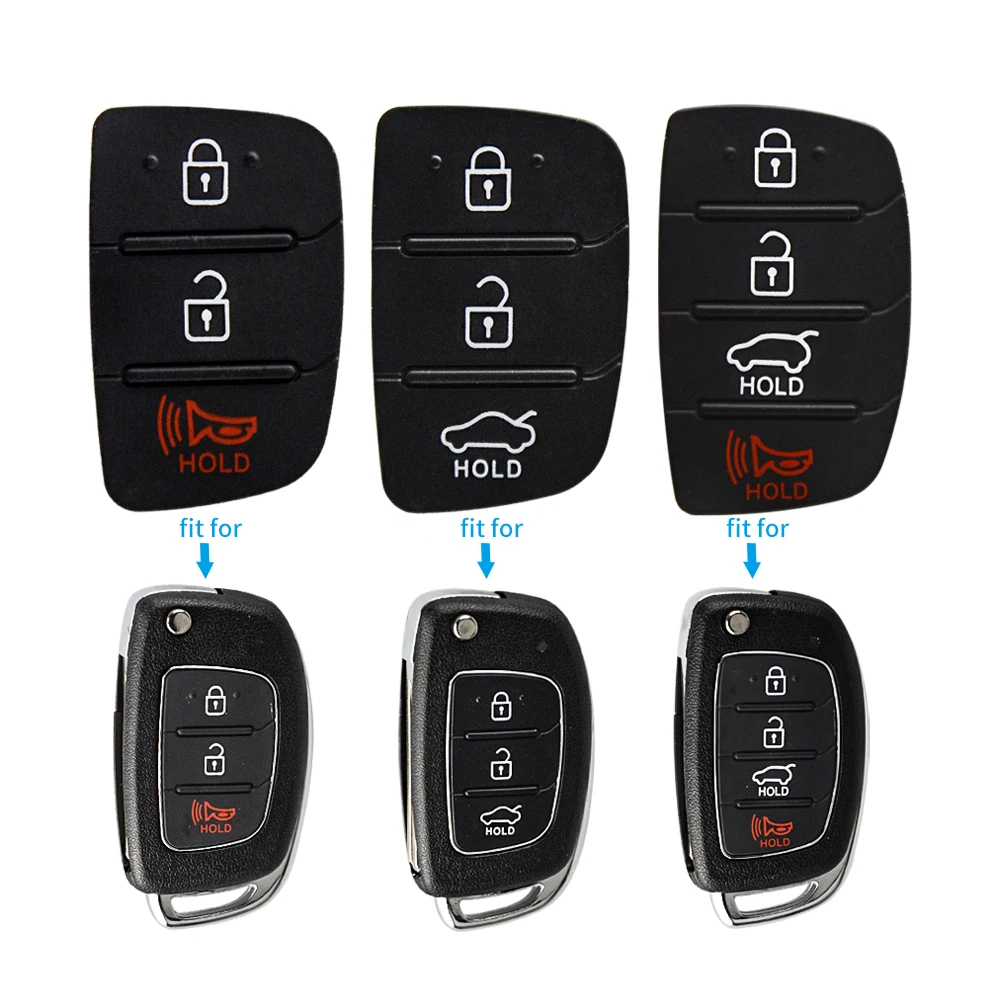Складной чехол OkeyTech для ключей Mistra Hyundai HB20 SANTA FE IX35 IX45 Accent I40 Solaris 10 шт. с
