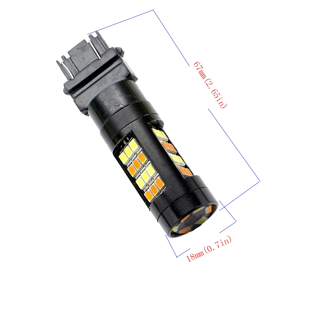 YM E Bright 2 шт. 3157 2835 42 SMD T25 P27/5 Вт 12 В светодиодный автомобильный фонарь автомобильные