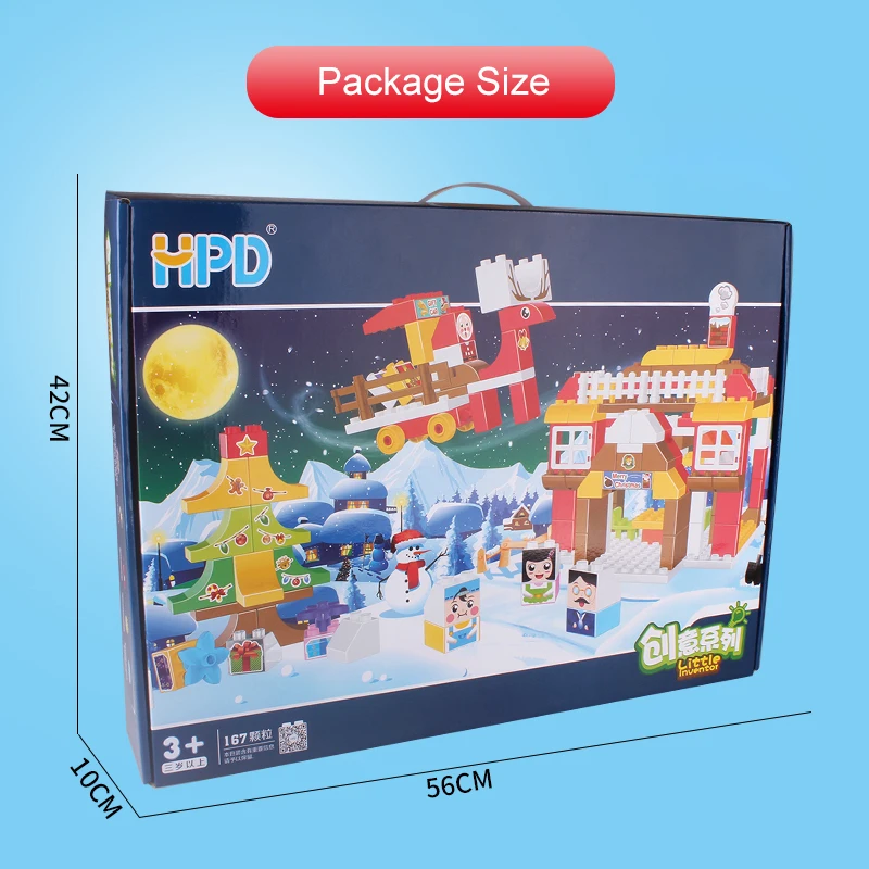 Детская Building Block игрушки дом здание построить модели родитель-ребенок