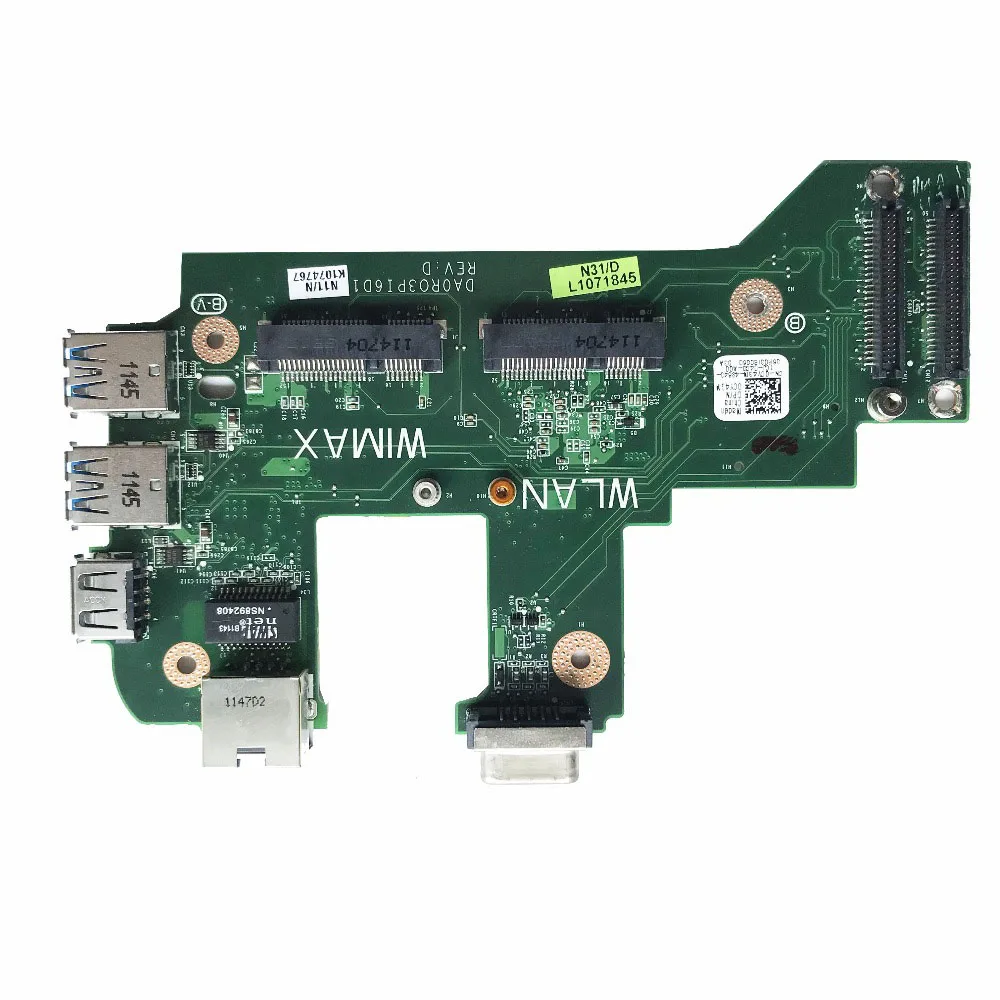 SZWXZY для ноутбука Dell Inspiron N7110 17R USB Ethernet VGA плата 0CY4GM CN DA0RO3PI6D1|Компьютерные кабели и