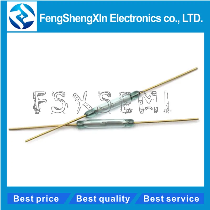 

10pcs/lot MKA14103 reed switch magnetically controlled magnetic switch 2X14MM normally open