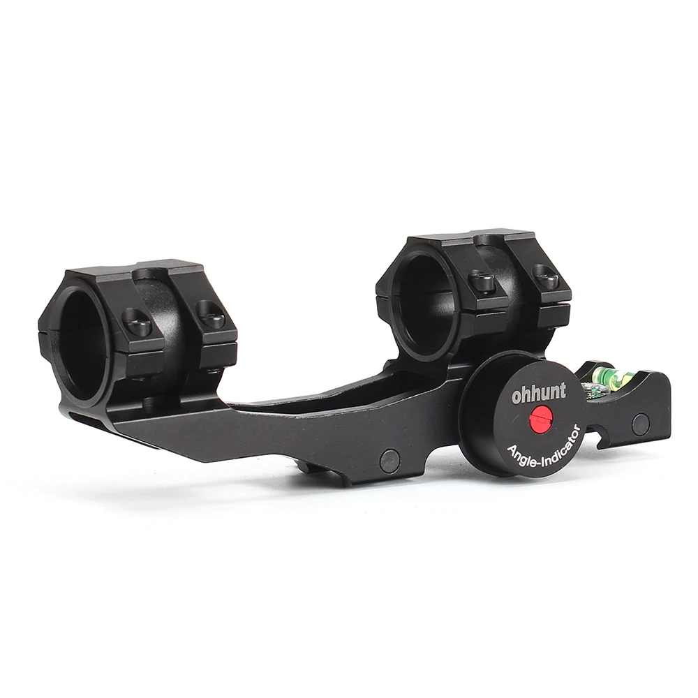 Ohhunt мм 25 4 30 смещение Bi-direction Picatinny Weaver Scope Rings Mount Bubb Level Compass и w/Angle Cosine Indicator Kit | Спорт