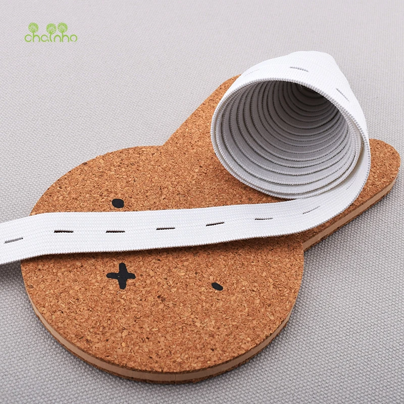 Эластичная Регулируемая трикотажная лента Chainho белого цвета с пуговицами для