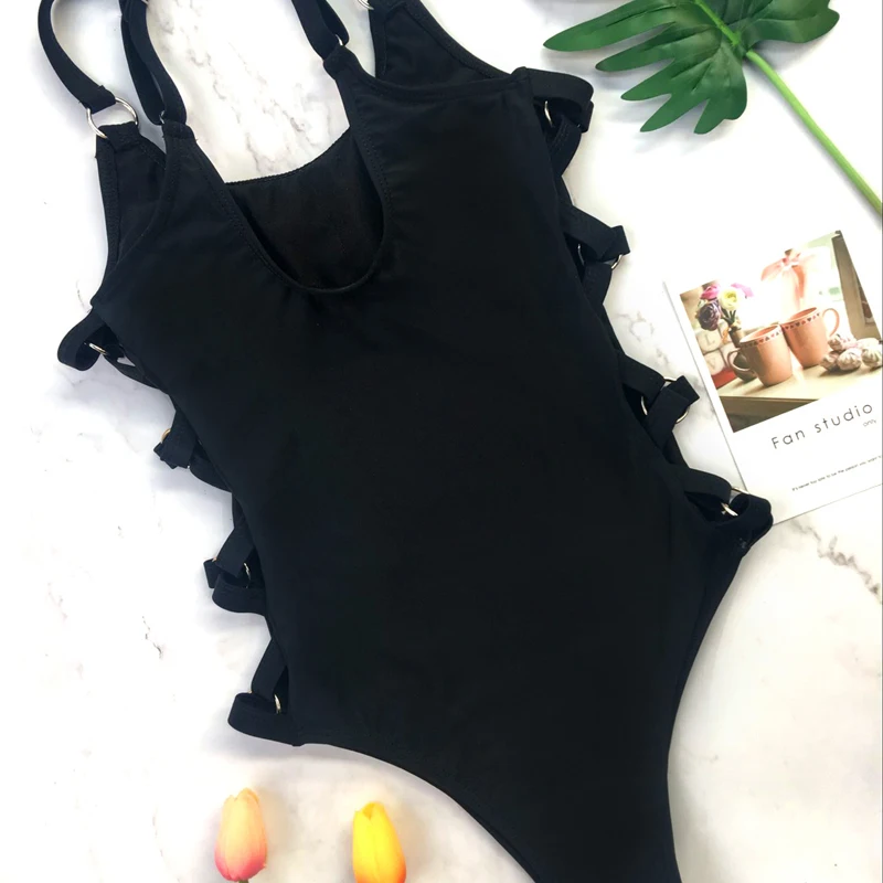 One Piece Swimsuit Bandage Swimwear Women Monokini Swimming Suit Bathing Biquini Trikini Saida De Praia Femme Bodysuits | Спорт и