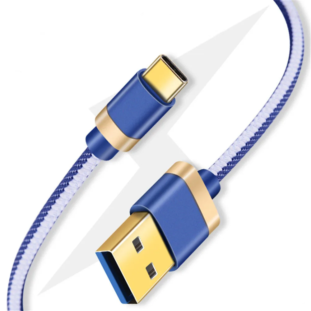 Зарядный кабель USB Type C для синхронизации данных провод SamSung Gaxaly S9 Plus Xiaomi Redmi 4 5 Huawei