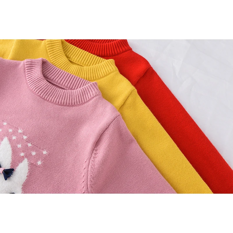 

2019 winter autumn toddler girl sweater long sleeve warm baby girls sweater kids clothing girls pullover top 2 4 years rabbit