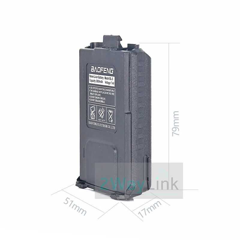 1 шт. BL-5 3800 мАч Baofeng UV-5R UV-5RE UV-5RA Батарея больше Ёмкость оригинальный 1800 мА/ч иди и