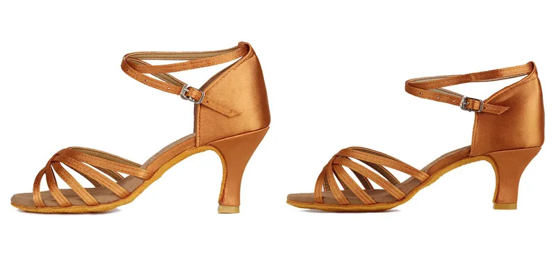 Без Узел каблук 7 см/5 см Танго, латина Обувь для танцев женщина Zapatos Сальса обувь Zapatos De Baile Latino Mujer 213