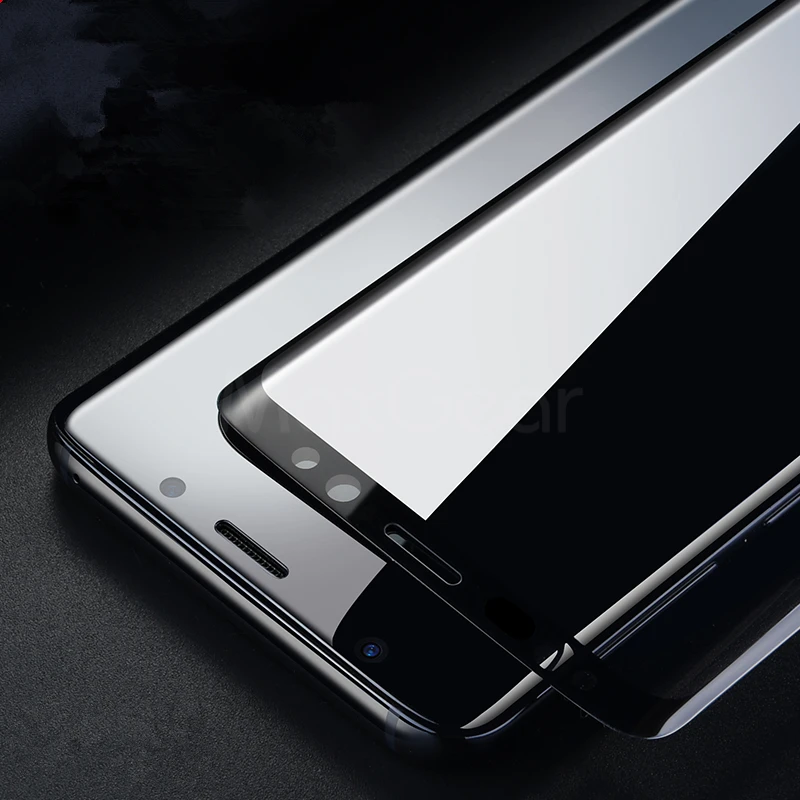 Изогнутое закаленное стекло 5D MaxGear с полным покрытием для Samsung Galaxy S8 S9 Plus Защитная