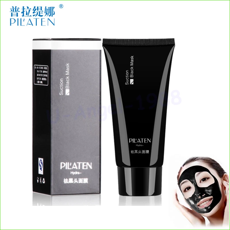 1 шт. Оригинальная черная маска PILATEN для ухода за лицом, удаляющая черные точки на лице и носу, отшелушивающая кожу, для лечения прыщей.