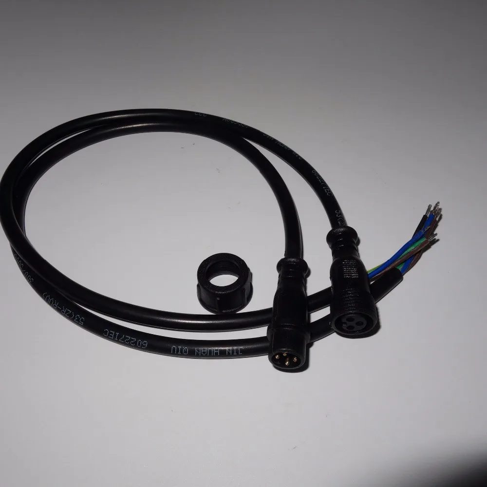 10 пар/партия трехжильный черный водонепроницаемый свисающий хвост длина 50 см