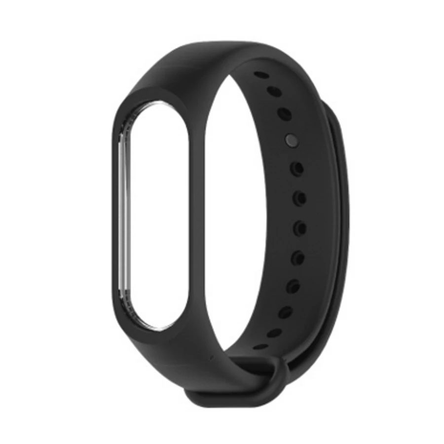 Xiaomi mi band 4 mi band 3 mi band 3/4, красочные браслеты, умный ремешок, прочная защитная пленка для экрана, для Xiaomi mi Band 3/4 - Цвет: Black