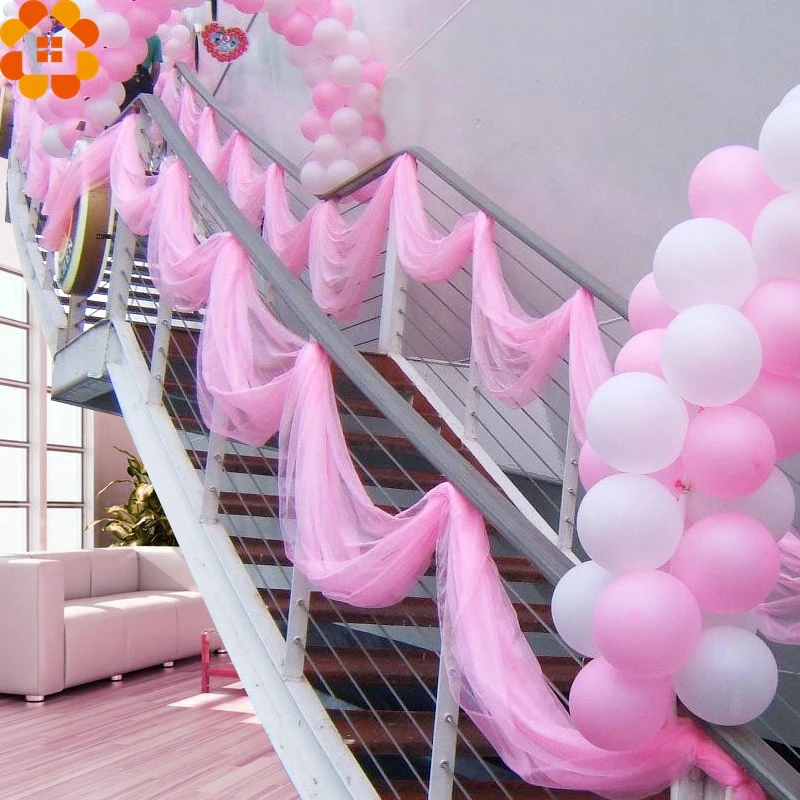 Горячая распродажа! 5 м/лот прозрачная органза тюль рулон ткани для свадебной