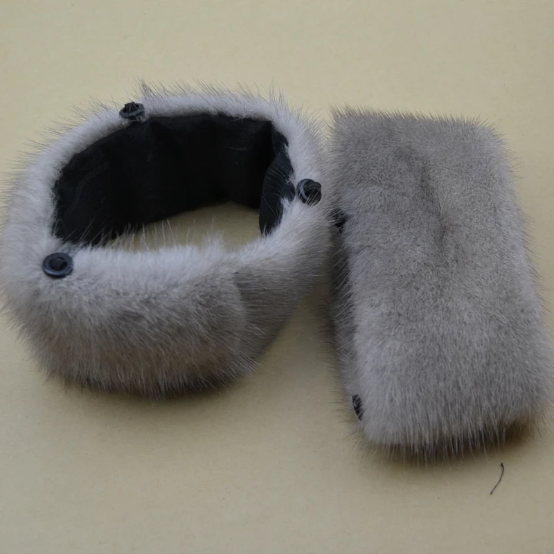 Новое поступление манжета из натурального меха норки унисекс большое ручное