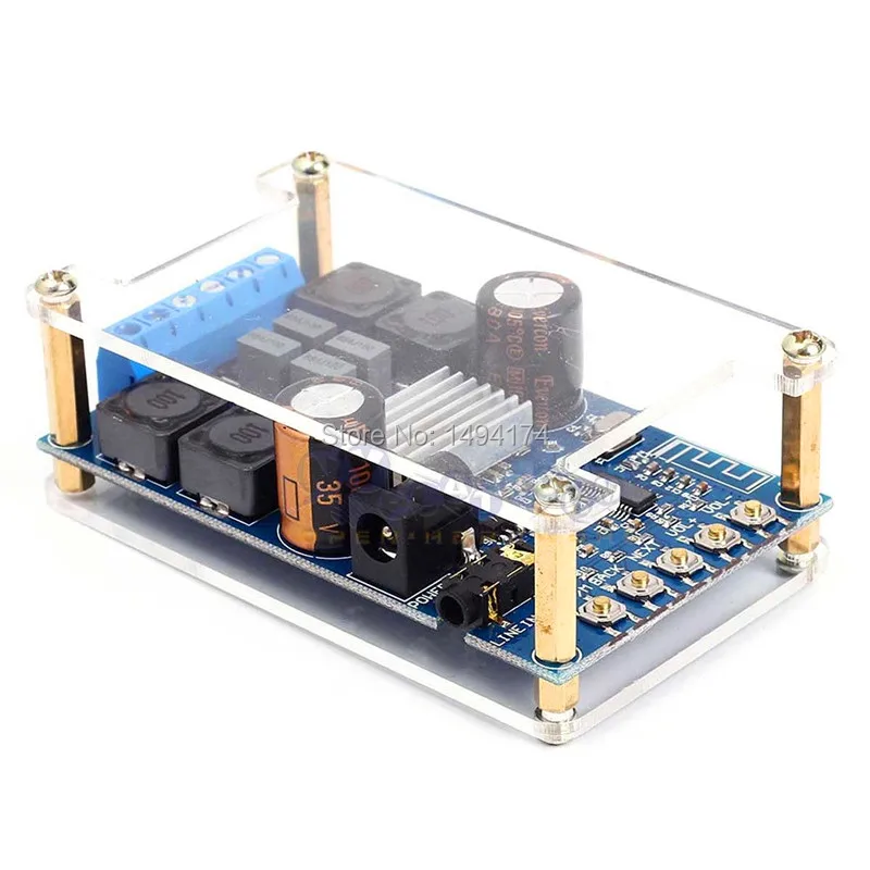 WQScosea Q8S351 DC 4 5 в 27 50Wx2 двухканальный усилитель плата модуль Bluetooth цифровой стерео не
