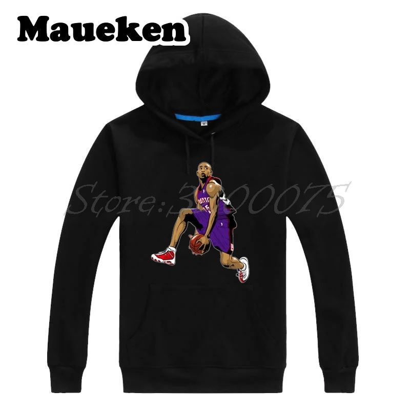 Мужские толстовки с капюшоном Legendes 15 Vince Carter Flying Man на шнуровке осень и зиму W17101322 |