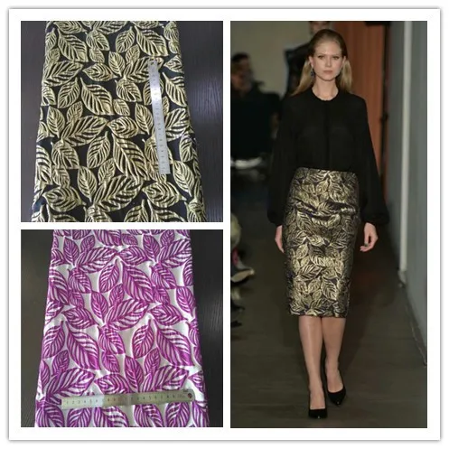 New High Quality 3D Floral Jacquard Brocade Fabric for Dress Tissue Coat Cloth Sewing Patch Diy Material Tecido | Дом и сад