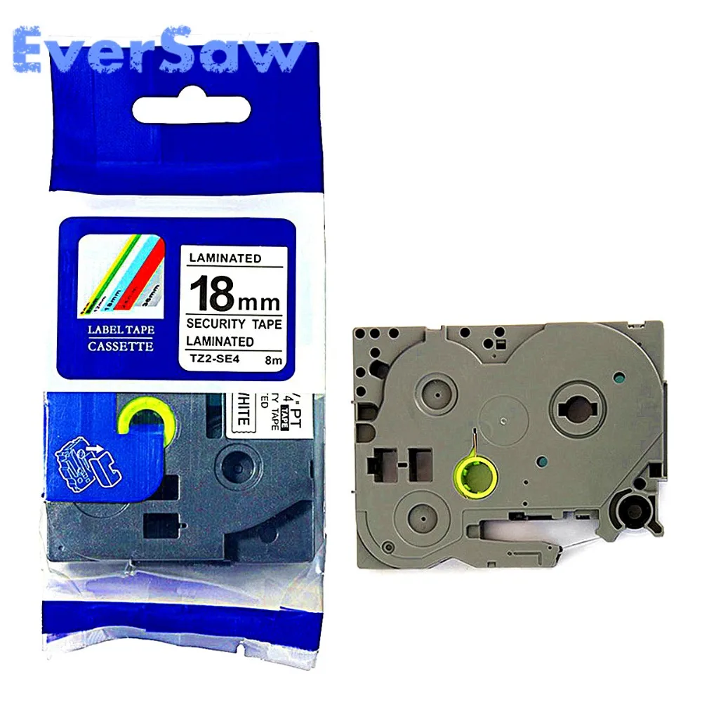 2PK p touch безопасности этикетка лента 18 мм Цзы SE4 TZE-SE4 TZ-SE tz se4 для р сенсорный